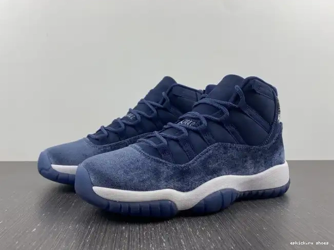 Cheap Velvet Jordan Midnight Air Navy WMNS 11 AR0715-441 0519